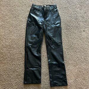 Abercrombie & Fitch Leather Pants